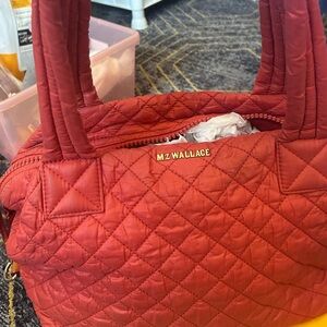MZ Wallace Quilted Red Tote